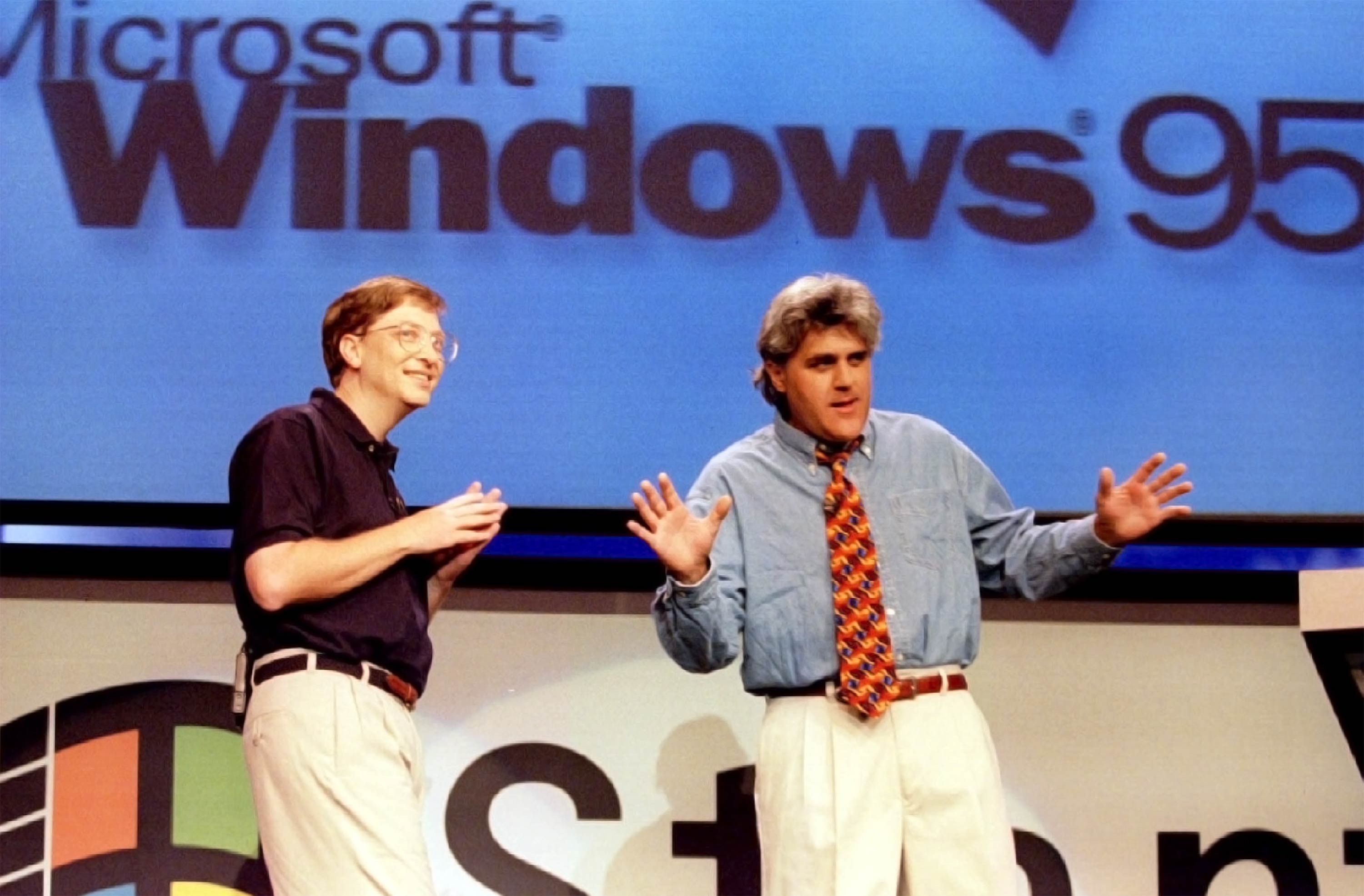 Launch of Microsoft’s Windows 95
